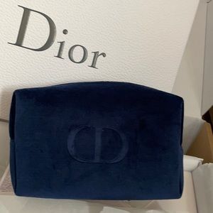 AUTHENTIC Blue Dior cosmetic pouch. Brand new